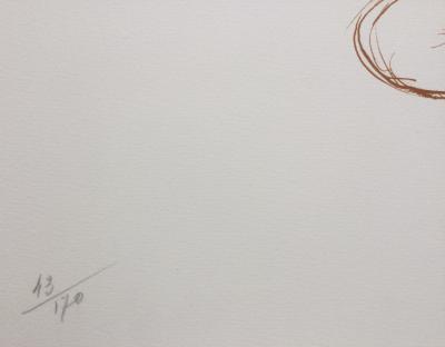 Louis LEYGUE - Nu assis , vers 1970 - Lithographie originale signée au crayon 2