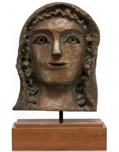 André DERAIN - La Femme à la Coiffe (Collection Pierre Cailler), vers 1912/1914 - Sculpture