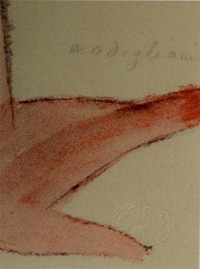 Amedeo MODIGLIANI (d'après) - Quarante-cinq dessins: Nu Féminin, 1959 - Lithographie (héliographie) 2