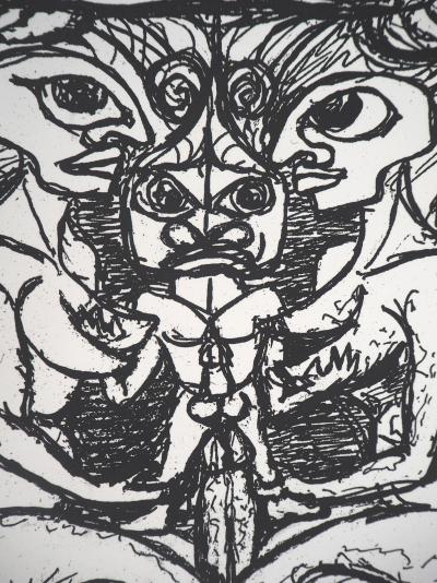 Pierre BETTENCOURT - Le grand magicien, 1991 - Gravure originale signée et numérotée 2