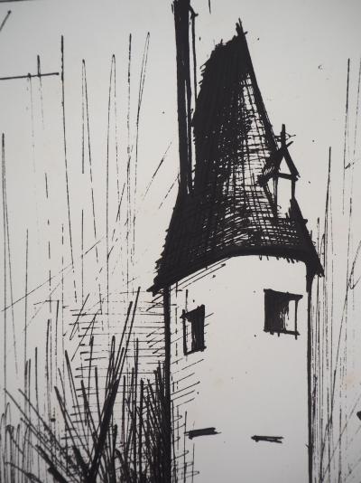 Bernard BUFFET  - Le village alsacien, 1961 - Lithographique signée 2