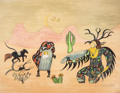 Niki de SAINT PHALLE - I dreamt I was in Arizona, 1975 - Lithographie originale signée au crayon 2