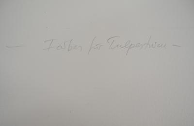 Gudrun VON LEITNER - Tour de tulipes - Eau-forte originale signée et numérotée 2