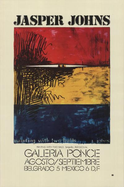 Jasper JOHNS - Painting with Two Balls - Offset Lithograph 2