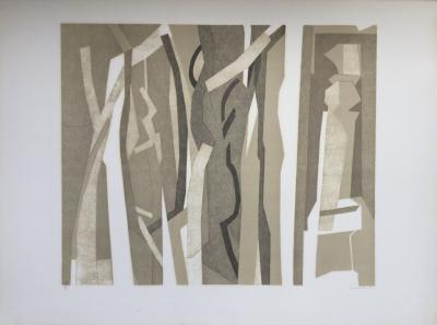 André BEAUDIN - Bois noir, 1971 - Original lithograph signed in pencil 2