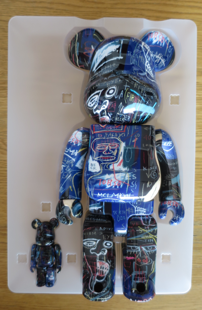 Medicom Toy - BE@RBRICK Jean-Michel Basquiat Vol. 7 ensemble 100% et 400% - Figurines 2
