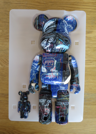 Medicom Toy - BE@RBRICK Jean-Michel Basquiat Vol. 7 ensemble 100% et 400% - Figurines 2