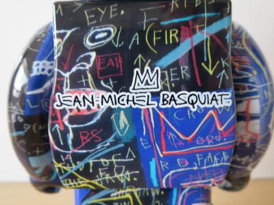 Medicom Toy - BE@RBRICK Jean-Michel Basquiat Vol. 7 ensemble 100% et 400% - Figurines 2