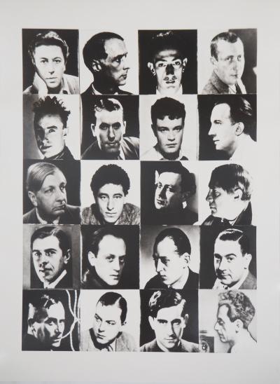 Man RAY - Portraits d’artistes - Tirage argentique postérieur 2