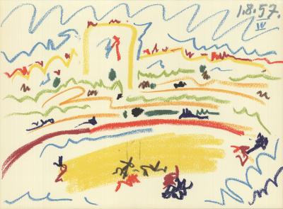 Pablo PICASSO - Arènes IV, 1959 - Lithographie 2