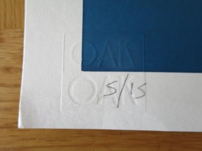 Oakoak - Le  voleur - Sérigraphie signée et numérotée 2