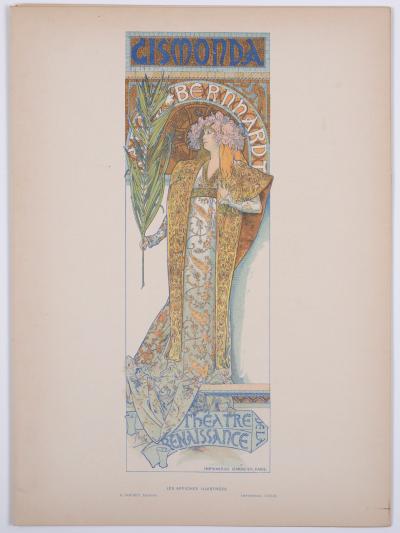 Alphonse MUCHA - Gismonda (Sarah Bernhardt), 1896 - Lithographie originale 2