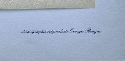 Georges BRAQUE - Nature morte à la guitare, 1962  - Lithographie originale signée dans la planche 2
