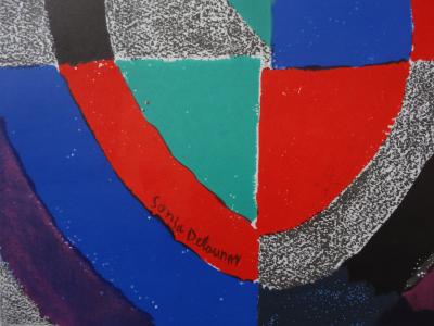 Sonia DELAUNAY - UNESCO,  Année internationale de la femme, Lithographie originale 2