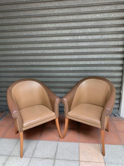 Luca Scacchetti - Paire de fauteuils Sinan, circa 1990 2