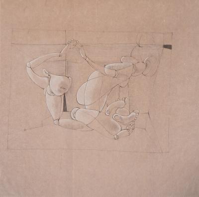 Hans BELLMER - Corps enlacés - Gravure originale signée 2