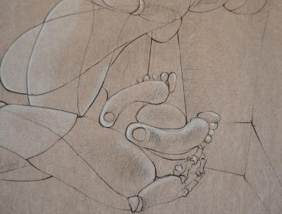 Hans BELLMER - Corps enlacés - Gravure originale signée 2