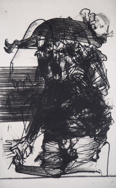DADO - La peur - Gravure originale signée au crayon 2
