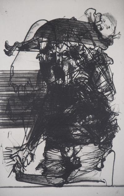 DADO - La peur - Gravure originale signée au crayon 2