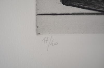 DADO - La peur - Gravure originale signée au crayon 2