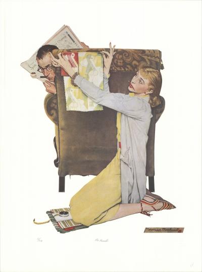 Norman ROCKWELL - The Decorator - Offset Lithograph 2