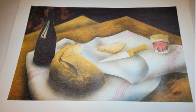 Alain BONNEFOIT - Lithographie originale - Les vraies richesses - 1980 2