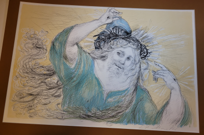 Lucien-Philippe MORETTI - Le Braconnier de Dieu 3, 1975 - Lithographie originale signée au crayon 2