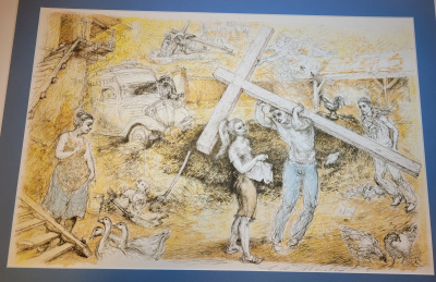 Lucien-Philippe MORETTI - Le Braconnier de Dieu 2, 1975 - Lithographie originale signée au crayon 2