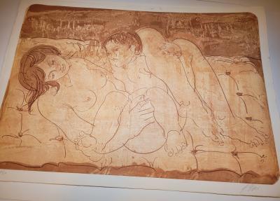Hans ERNI - La maternité, 1970 - Lithographie originale signée au crayon 2
