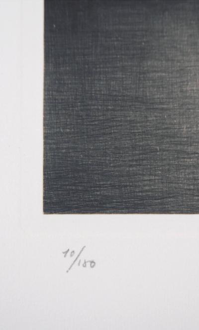 Jean Michel MATHIEUX-MARIE: Quai de l’horloge, Paris - Gravure originale signée au crayon 2