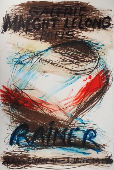 Arnulf RAINER : Composition informelle - Lithographie signée 2