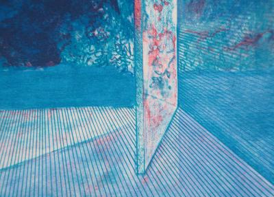 Pierre GARCIA-FONS : Fenêtre sur jardin - Lithographie Originale Signée 2