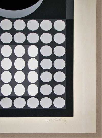 Victor VASARELY - Laika, 1970 - Sérigraphie originale signée et numérotée 2