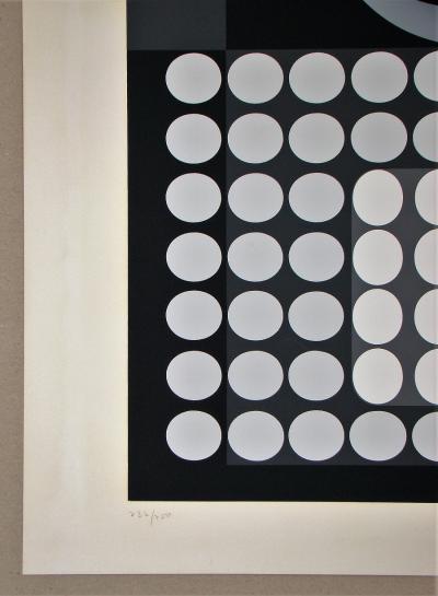 Victor VASARELY - Laika, 1970 - Sérigraphie originale signée et numérotée 2
