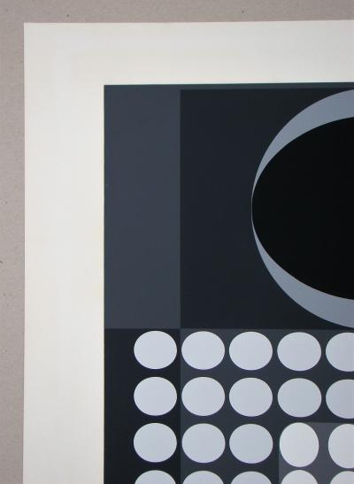 Victor VASARELY - Laika, 1970 - Sérigraphie originale signée et numérotée 2
