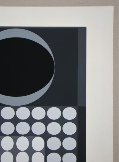 Victor VASARELY - Laika, 1970 - Sérigraphie originale signée et numérotée 2