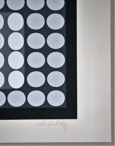 Victor VASARELY - Laika, 1970 - Sérigraphie originale signée et numérotée 2