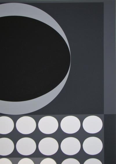 Victor VASARELY - Laika, 1970 - Sérigraphie originale signée et numérotée 2