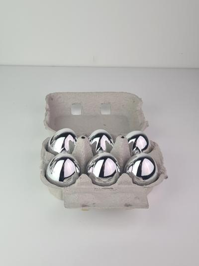 Santicri - Silver Eggs Pop, 2025 - Sculpture 2
