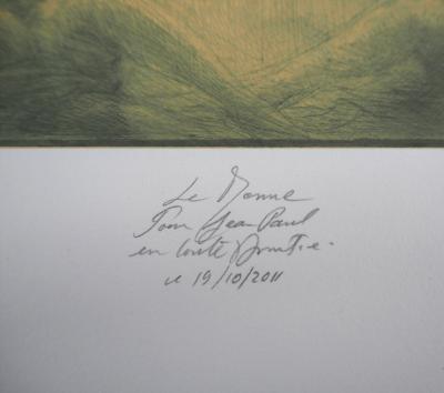 Jean Michel MATHIEUX-MARIE: Venise : San Giorgio et la campanile - Gravure originale signée au crayon 2