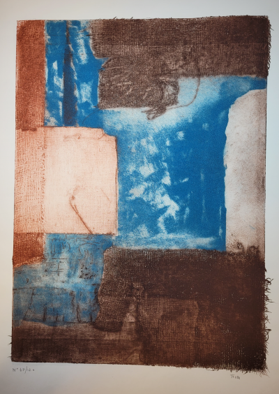 Cat TESLA - Sans titre, 2000 - Lithographie originale signée au crayon 2