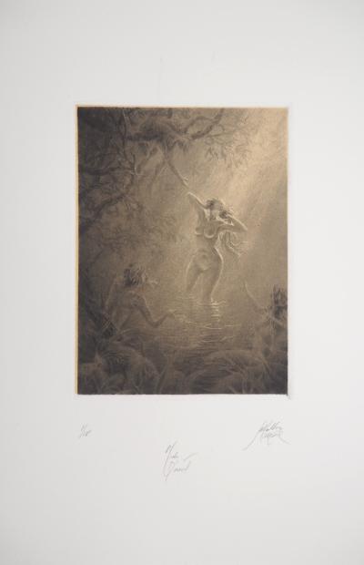 Jean Michel MATHIEUX-MARIE: La naissance de Vénus - Gravure originale signée au crayon 2