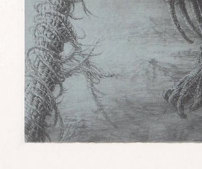 Jean Michel MATHIEUX-MARIE: Créature fantastique - Gravure originale 2