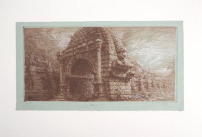 Jean Michel MATHIEUX-MARIE: Appia - Gravure originale signée au crayon 2