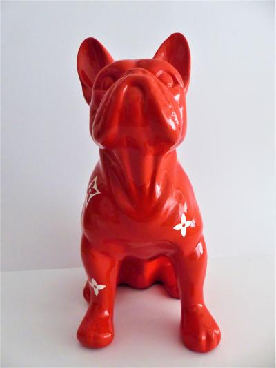 Patrick KONRAD - Louis Vuitton SUPREME Bulldog - Sculpture - Revelations -  Plazzart