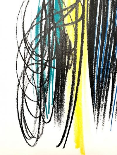 Hans HARTUNG (1904-1989)  - Composition - Lithographie originale pour XXe siècle, signée dans la planche, 1959 2