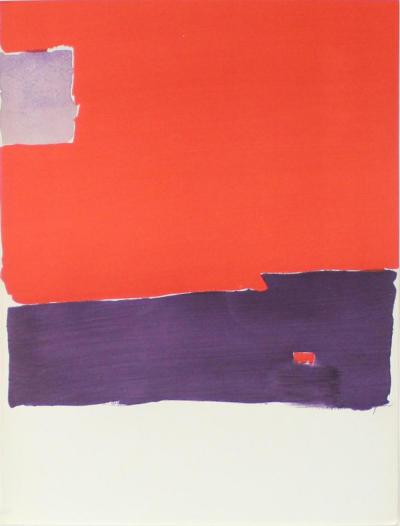Nicolas De STAËL (d’après) - Composition, 1959 - Pochoir 2