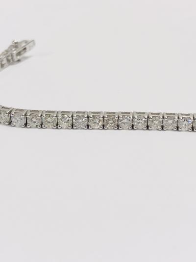 Bracelet diamant style tennis 18 carats 2