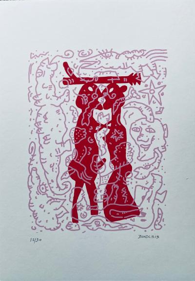 Block513 - Adam et Eve - Tirage numérique signé au crayon 2