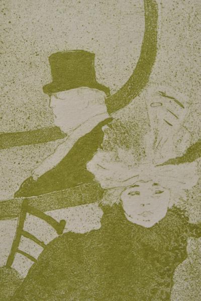 Henri de TOULOUSE-LAUTREC (d’après) - Les deux soeurs, Lithographie signée, 1927 2